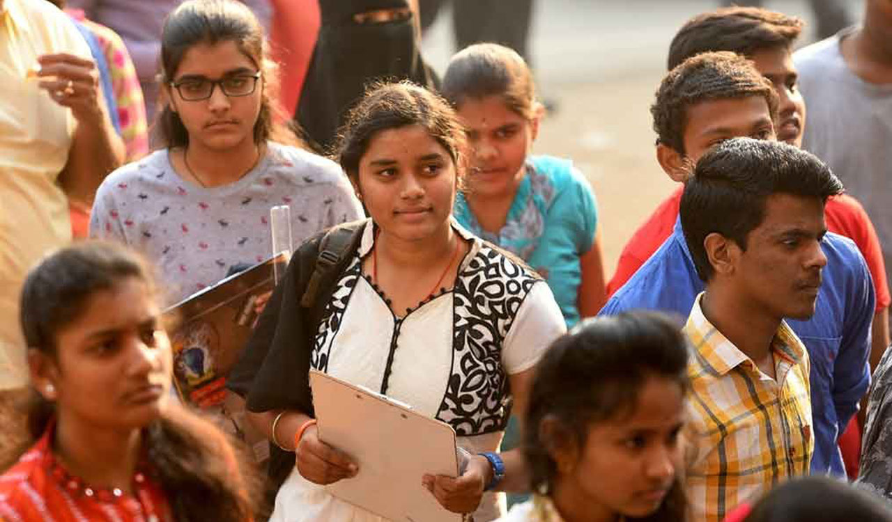Telangana Inter exams: No entry for students if they are late by 1 minute