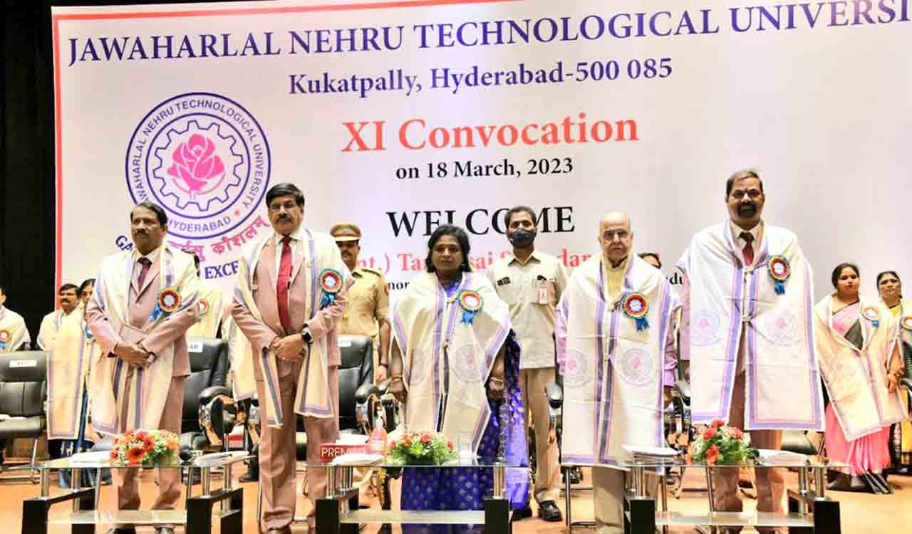 JNTU-Hyderabad conducts its 11th convocation ceremony