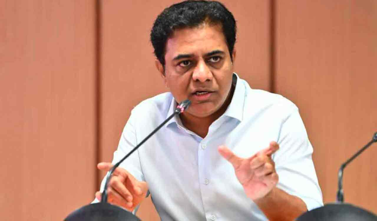 KT Rama Rao demands Centre’s apology on rising fuel prices