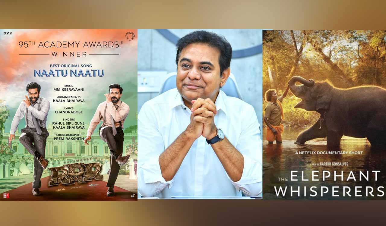 KTR congratulates RRR, Elephant Whisperer teams for Oscar success
