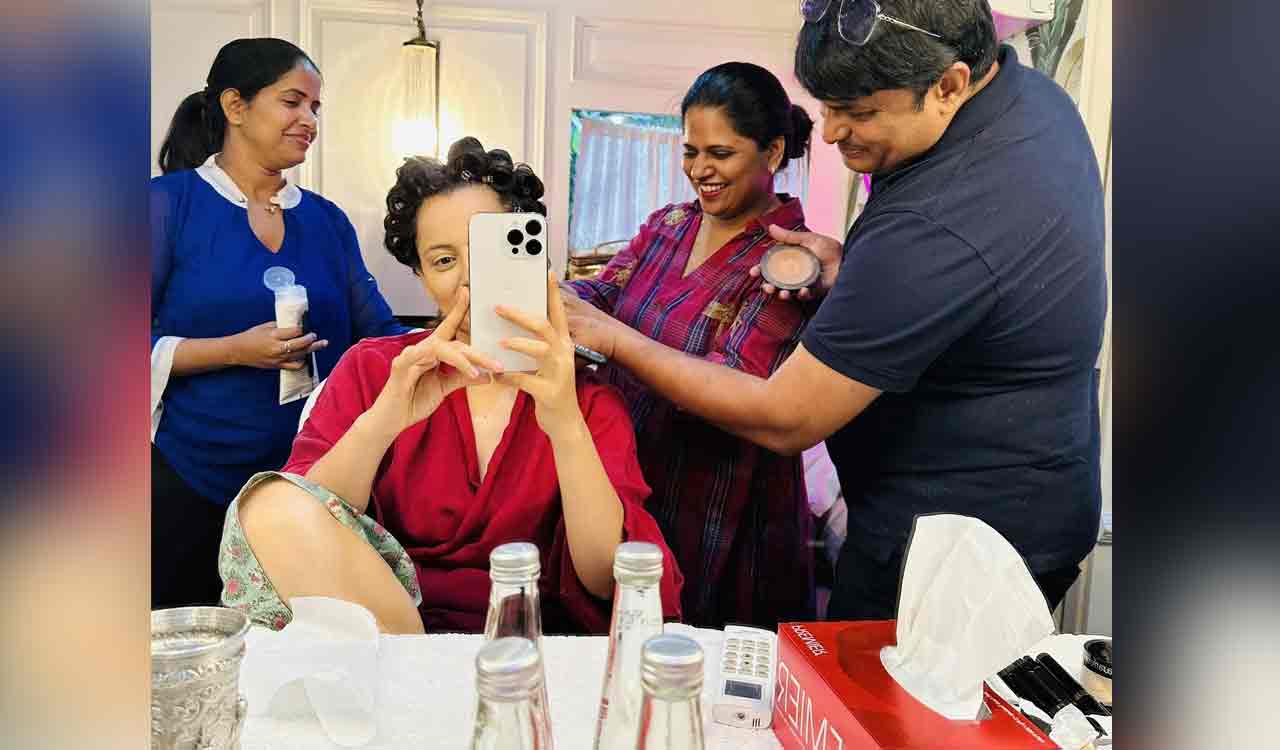 Kangana Ranaut is back on sets of ‘Chandramukhi 2’