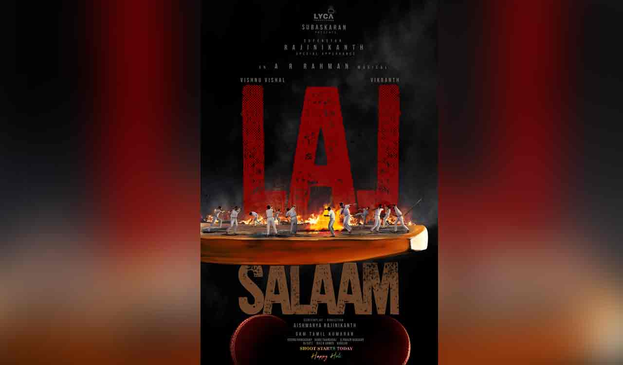 Lyca Productions starts shoot of Rajinikanth starrer ‘Lal Salaam’