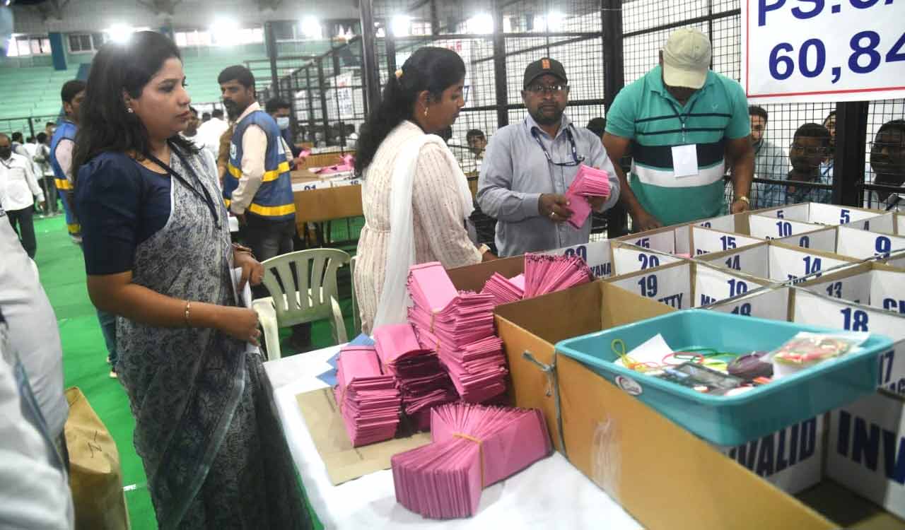 MLC Polls: Counting begins in Hyderabad’s Saroornagar stadium