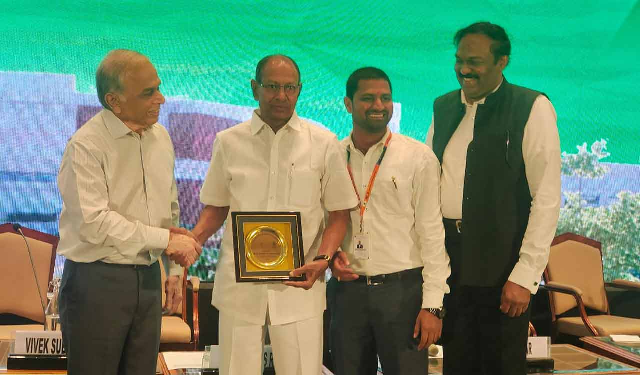 Hyderabad: CII confers Haritha Haram award on MLRIT