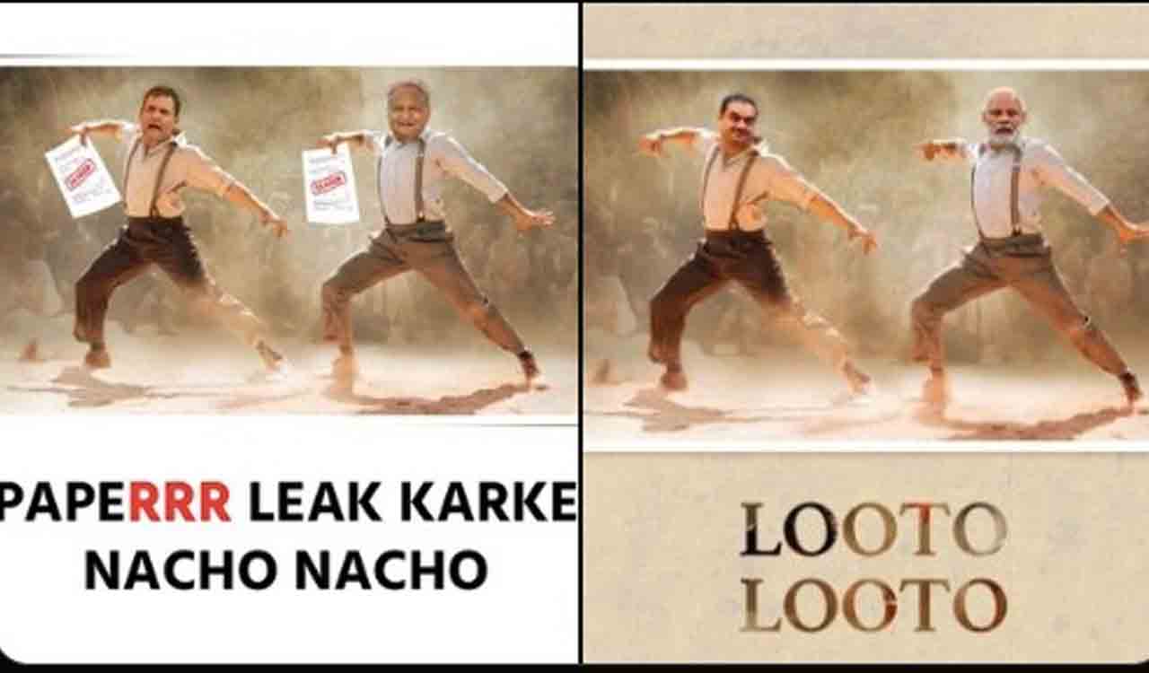 Poster war: Rajasthan Congress, BJP attack each other with ‘Naatu rhyme’