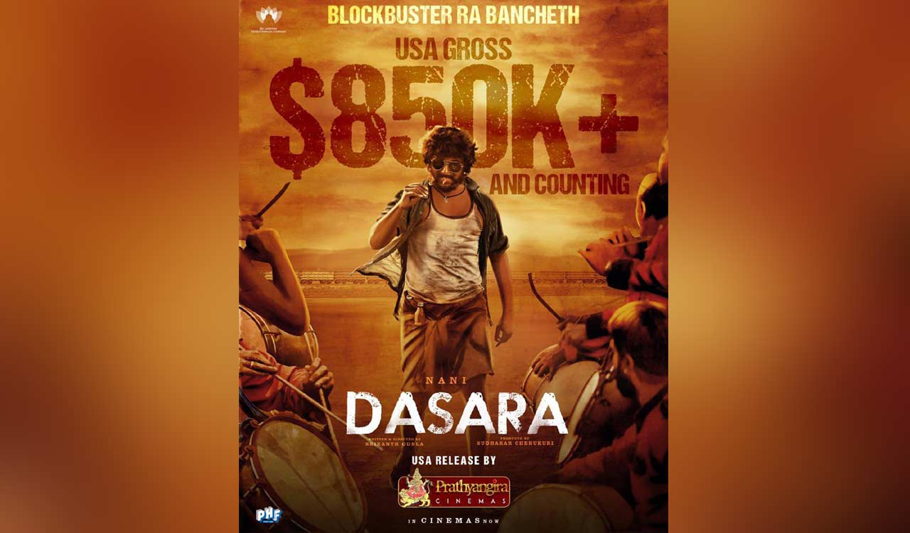 Nani sets his career’s biggest opening with Dasara in the US