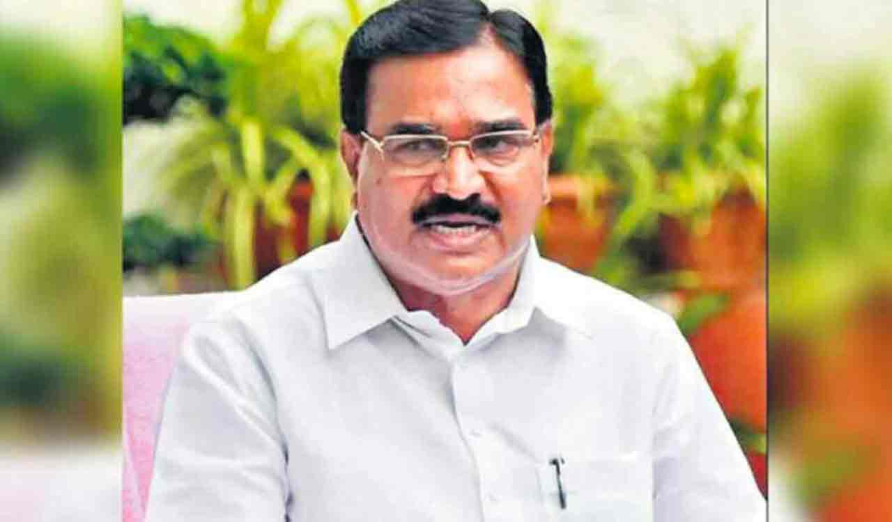Stop making political issue out of crop loss due to unseasonal rains: Niranjan Reddy to Oppn parties
