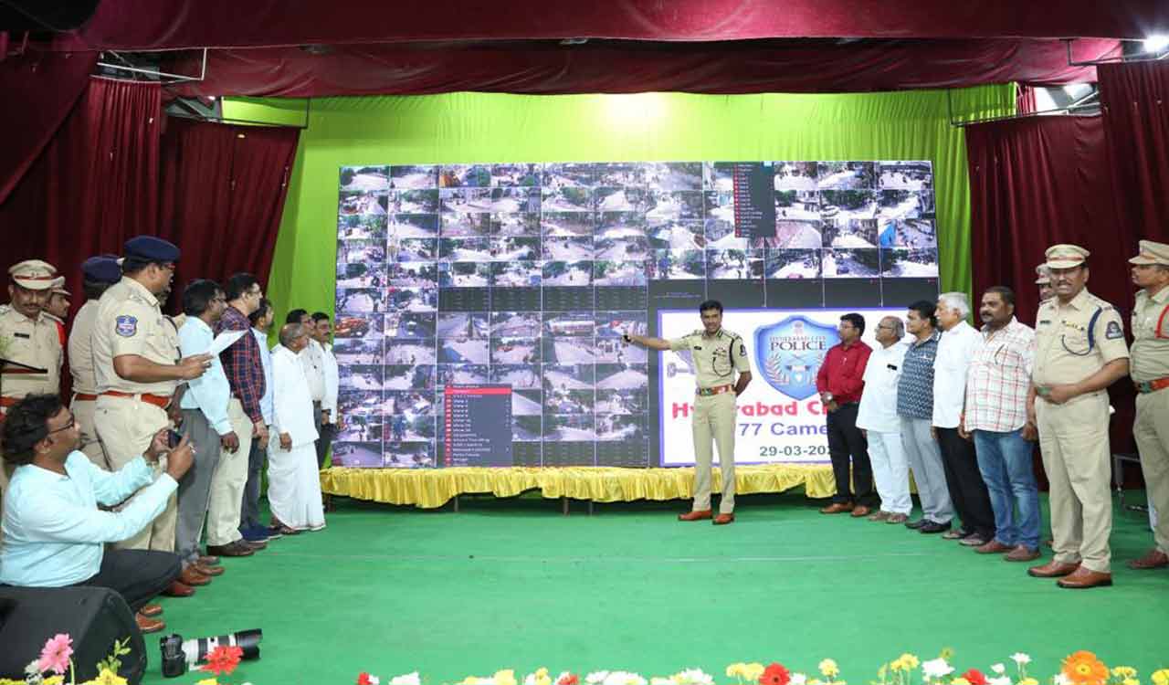 Police set up 77 surveillance cameras in Hyderabad