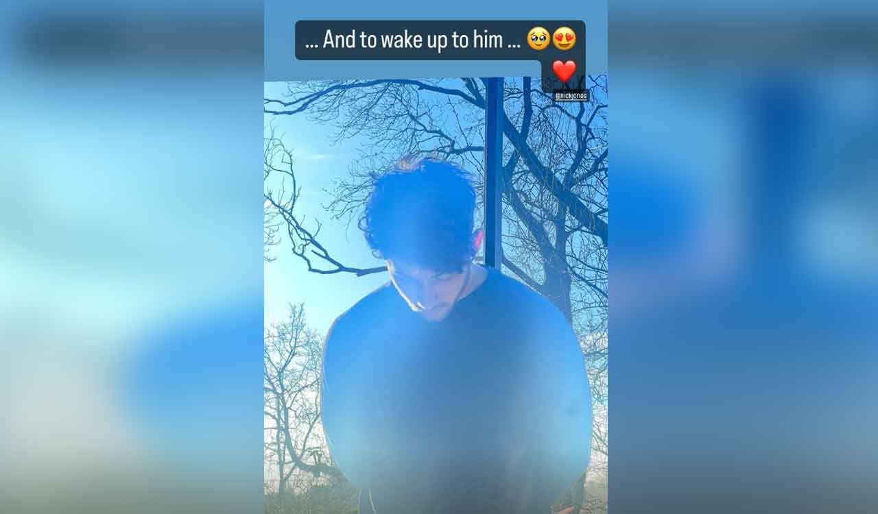 Priyanka shares sun-kissed picture of husband