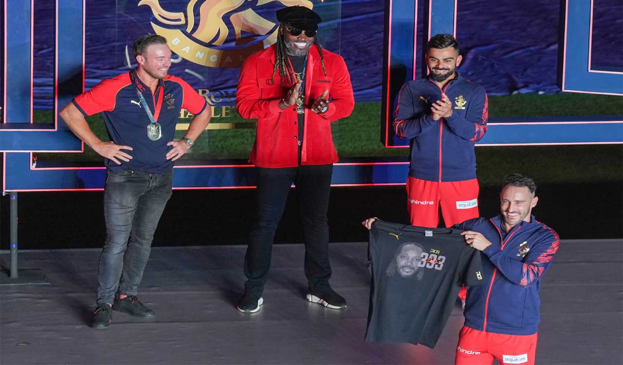 IPL 2023: Royal Challengers Bangalore induct AB de Villiers, Chris Gayle into Hall Of Fame