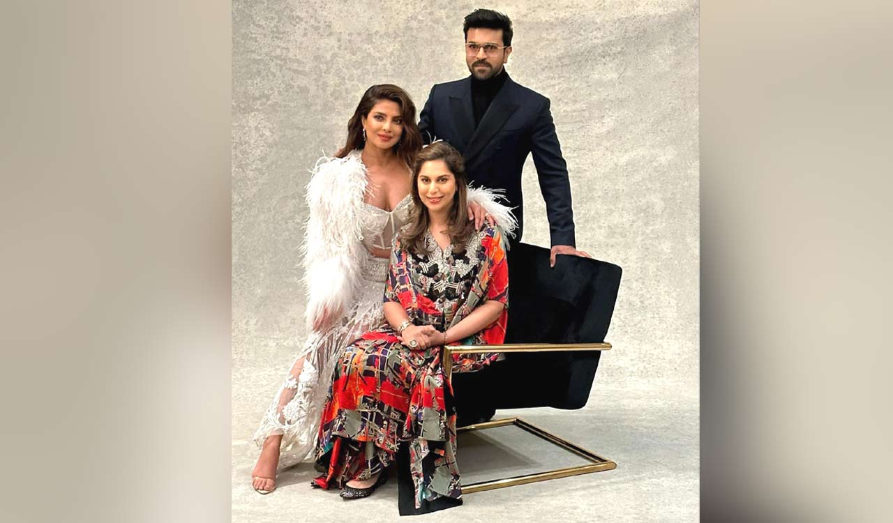 Ram Charan attends pre-Oscars event with wife Upasana