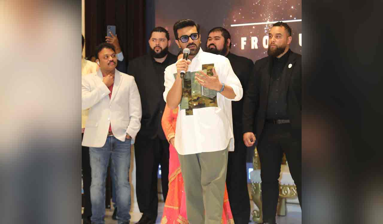 Ram Charan meet and greet with fans in Los Angeles