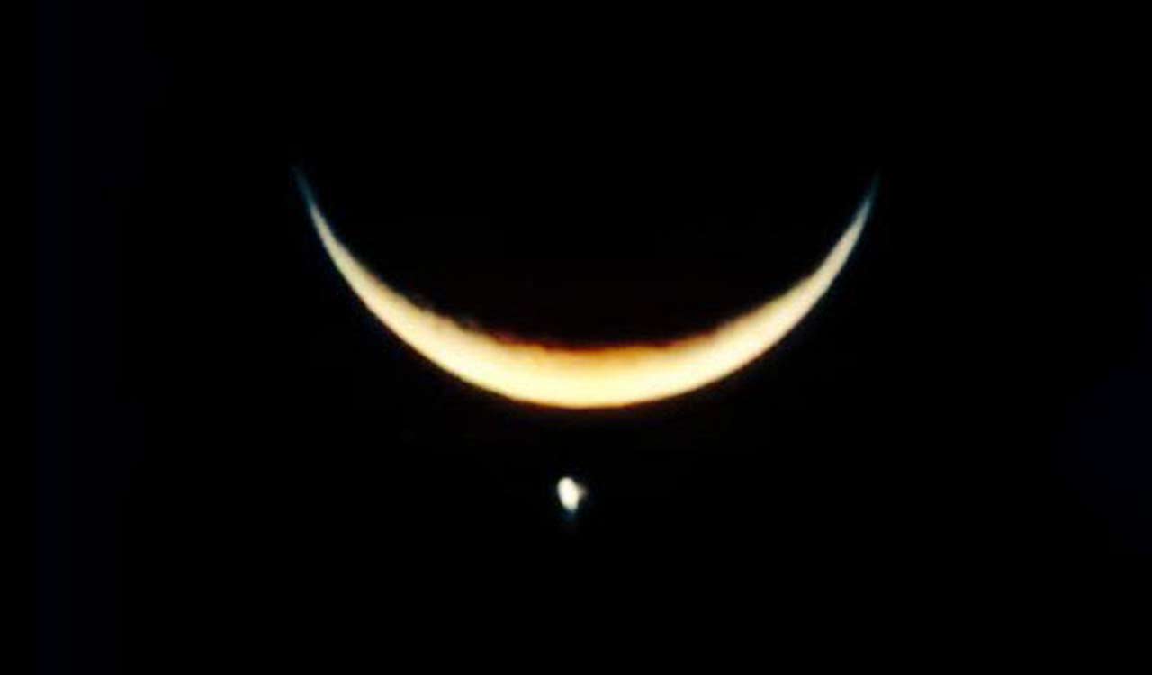 Rare celestial event occurs in Hyderabad; Moon, Venus align in conjunction