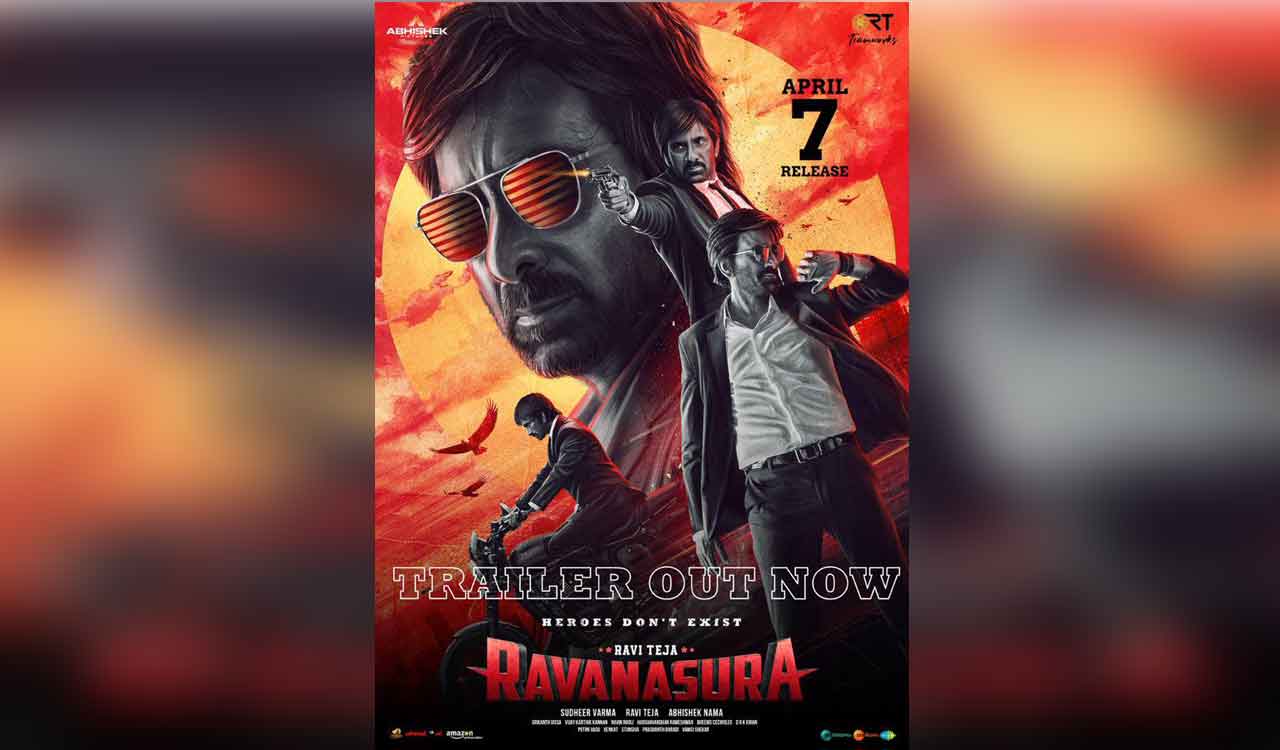 ‘Ravanasura’ trailer: Ravi Teja turns out to be an artist of crimes