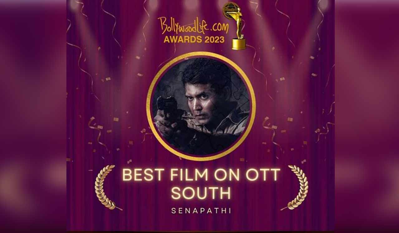 ‘Senapathi’, an Aha OTT film, wins the Best Film at the Bollywood Life awards