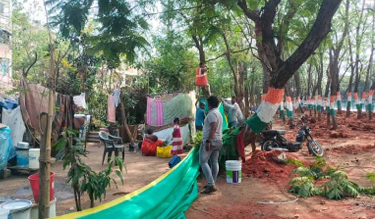 Slums near Vizag airport ‘covered’ for G20 meet