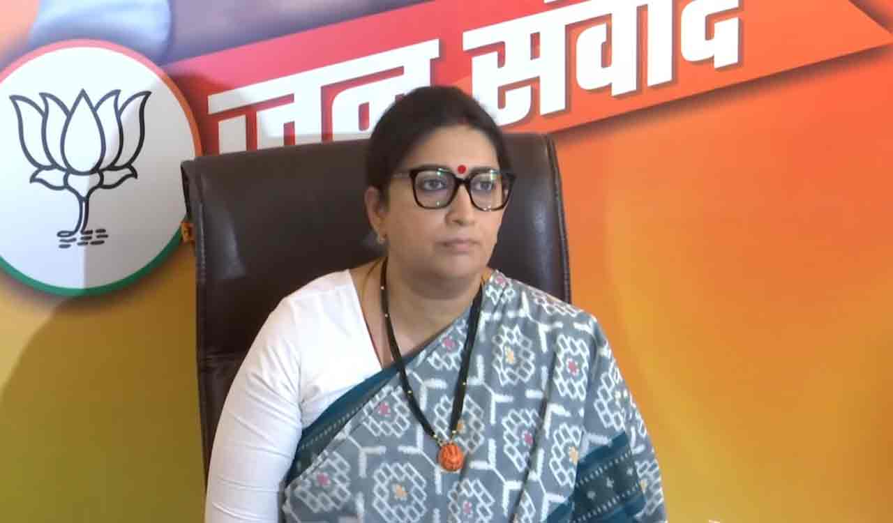 Rahul insulted entire OBC community, says Smriti Irani