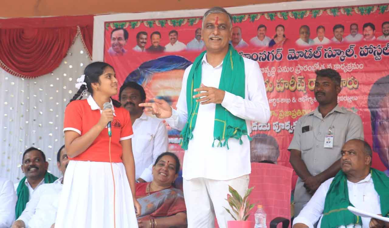Tabs or iPads for NEET aspirants in Siddipet: Harish Rao