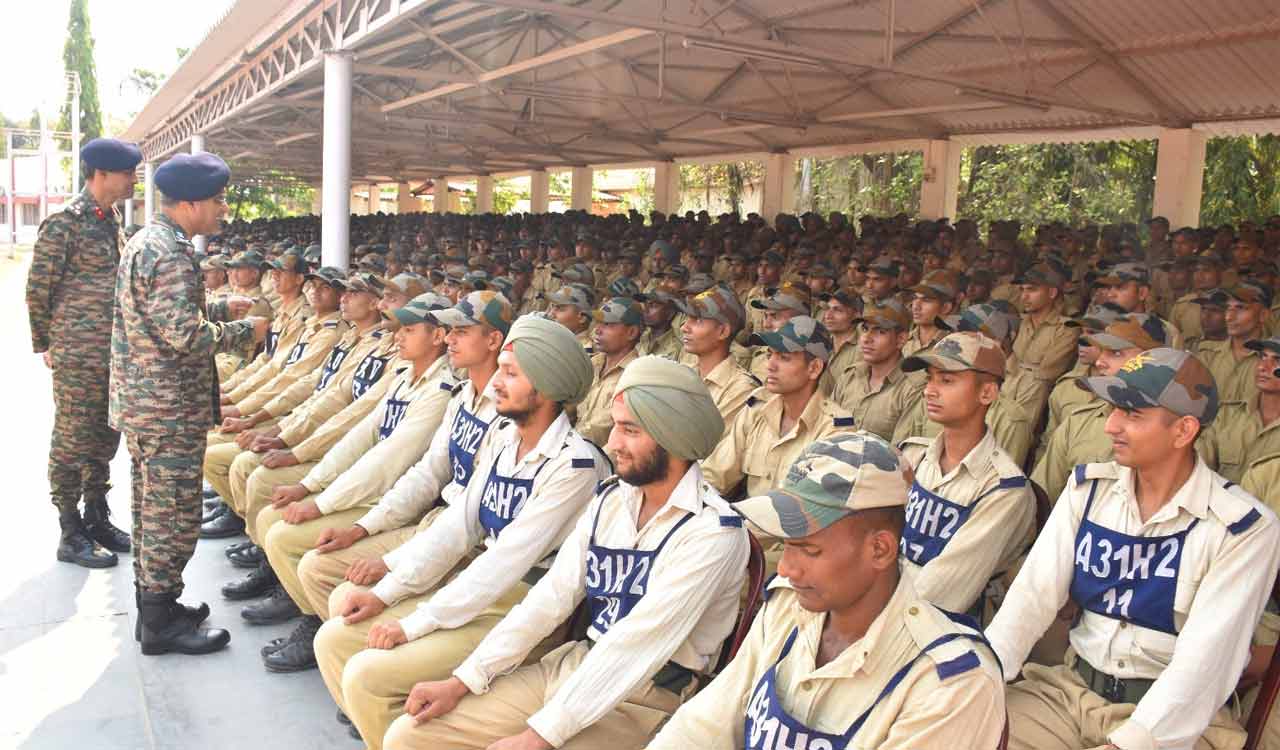 Training of the second batch of Agniveers commences at Artillery Centre, Hyderabad
