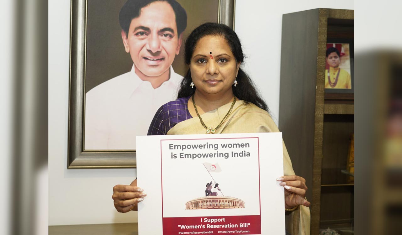 Kavitha to launch three new campaigns to muster support for Women’s Reservation Bill