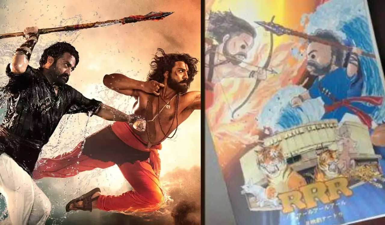 Japanese mom creates ‘RRR’ flip book to help her 7-year-old son understand the film