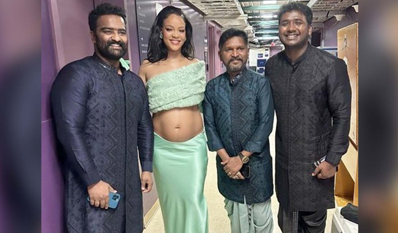‘Naatu Naatu’ singers have their fanboy moment with Rihanna
