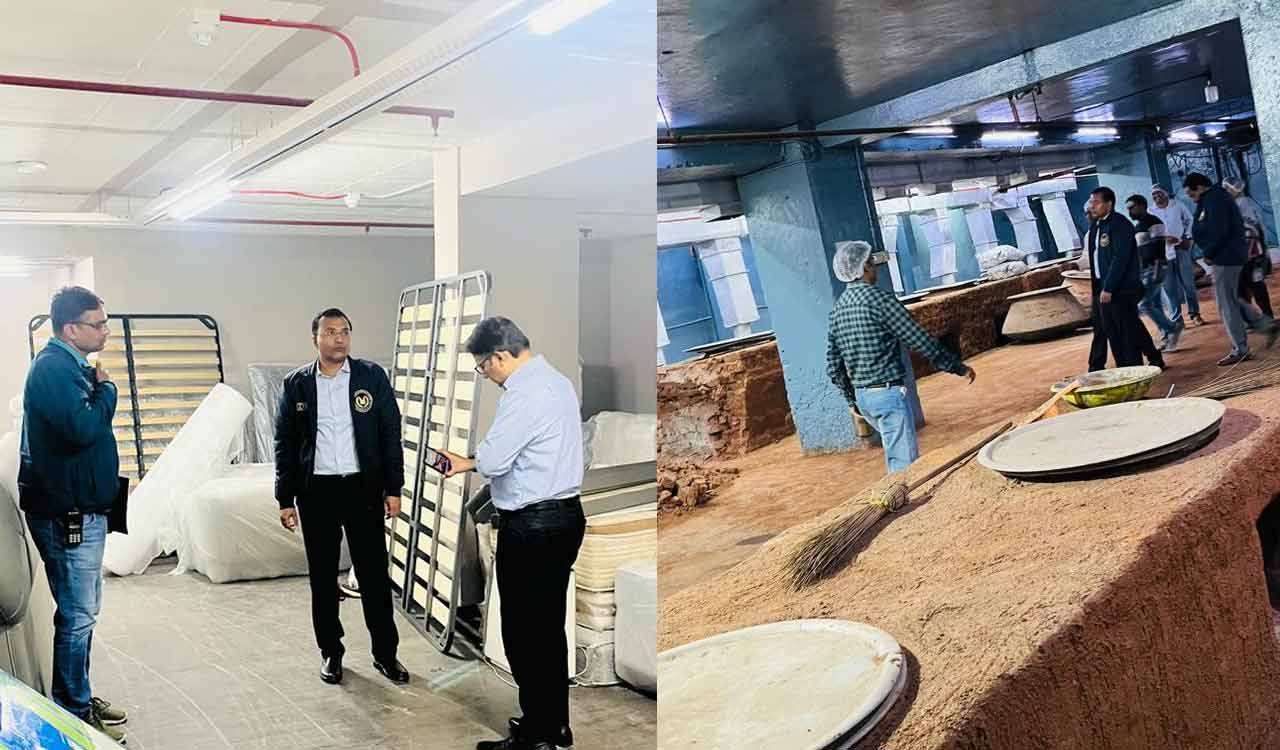 Hyderabad: Enforcement Vigilance and Disaster Management wing carries out inspections at hotels, businesses