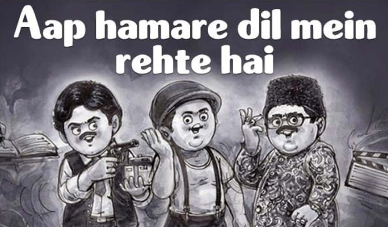 Amul pays tribute to Satish Kaushik with a monochrome doodle