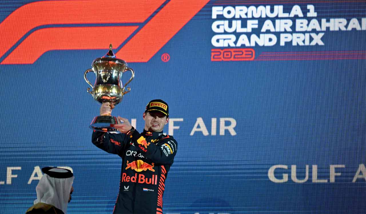 Verstappen cruises to F1 Bahrain Grand Prix win