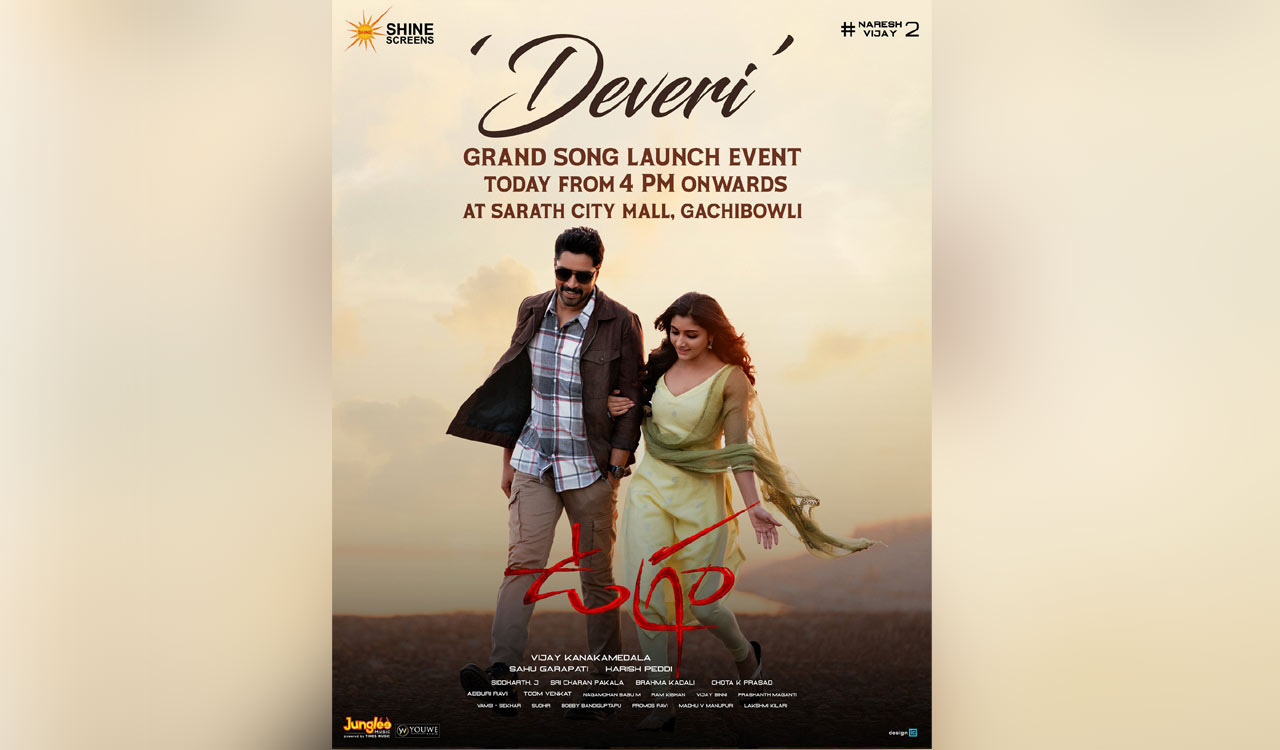 Vijay Deverakonda to launch “Deveri Song” from Ugram