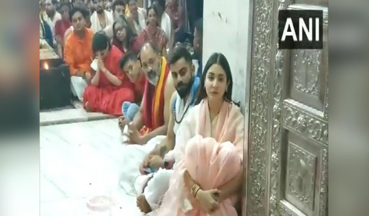 Virat Kohli, Anushka visit Mahakaleshwar temple in Ujjain ahead of 4th Test match against Australia