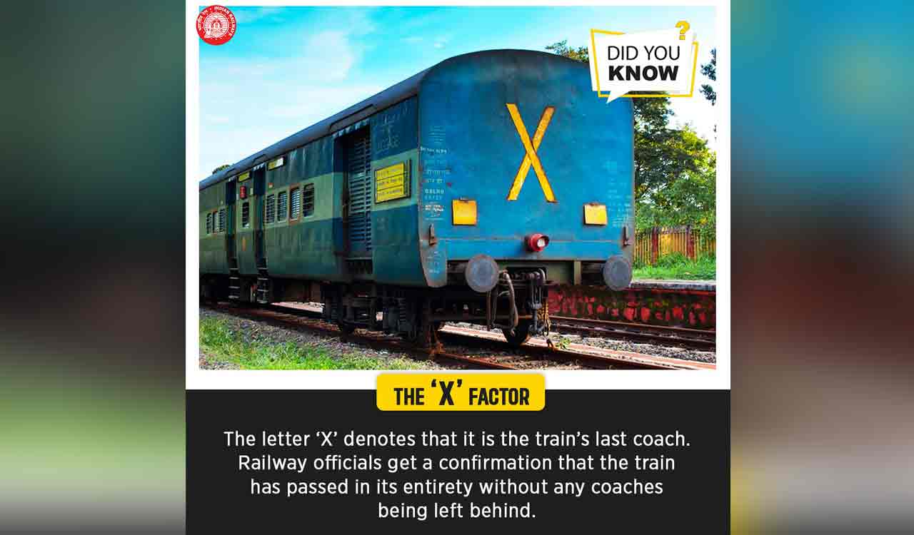 Did you ever wonder what letter ‘X’ on train coach means?