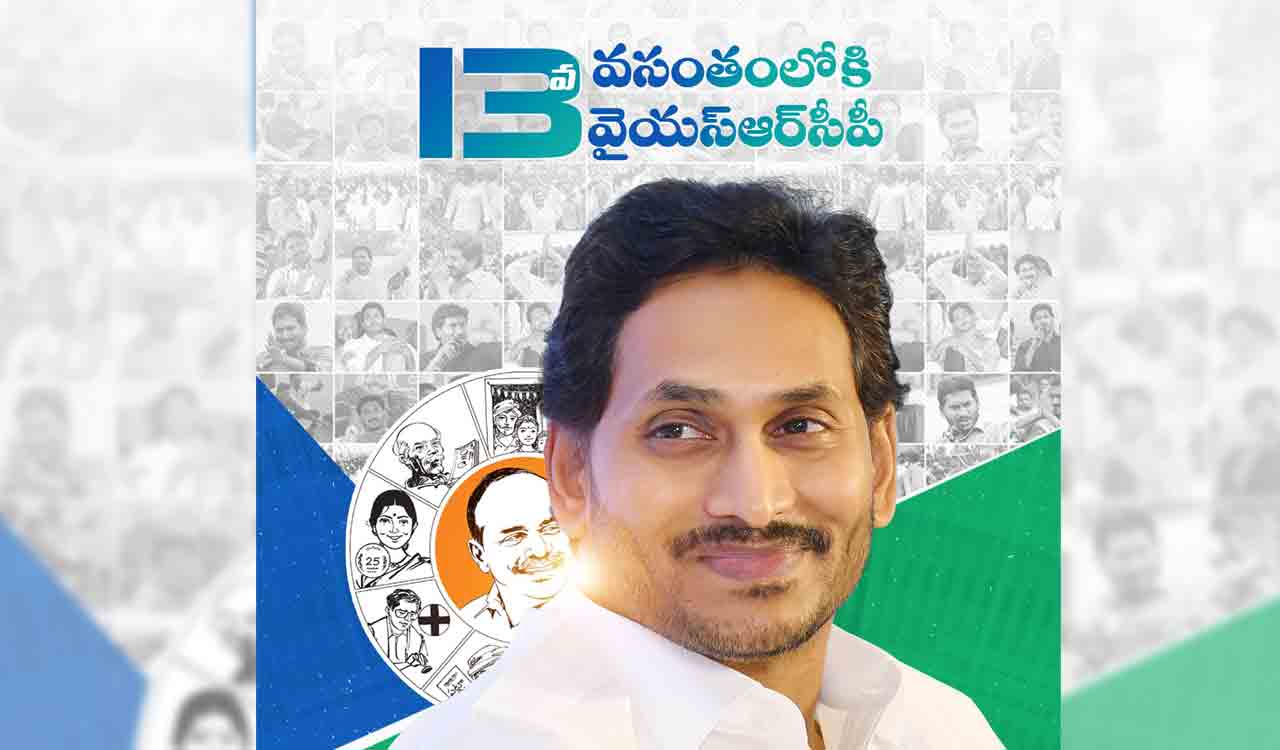 Andhra Pradesh: YSRCP formation day celebrated