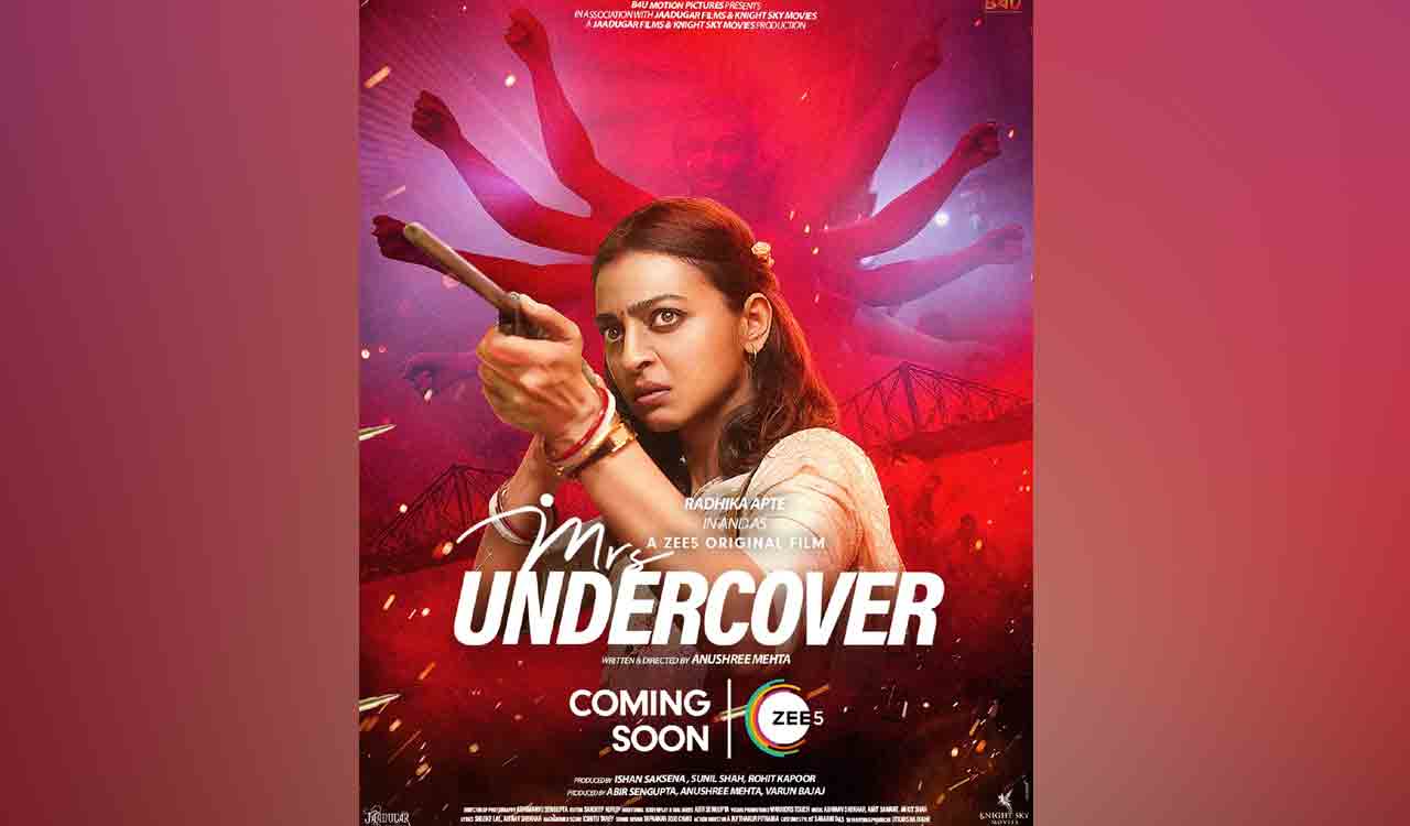 Zee5 announces its next Original ‘Mrs. Undercover’–a spy comedy starring Radhika Apte