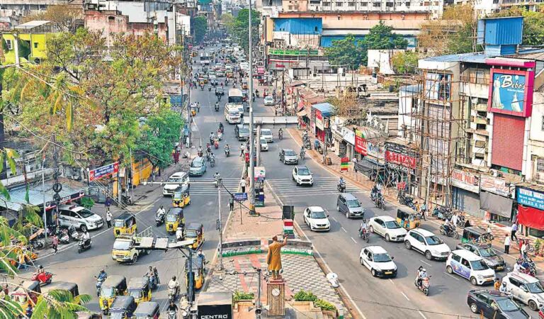 Aerial view of abids circle