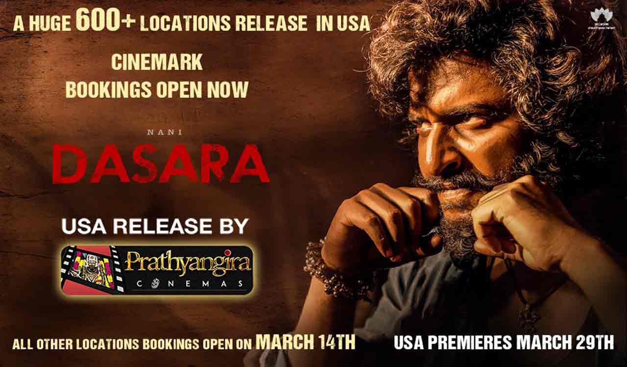 Dasara is biggest release for Nani in the USA
