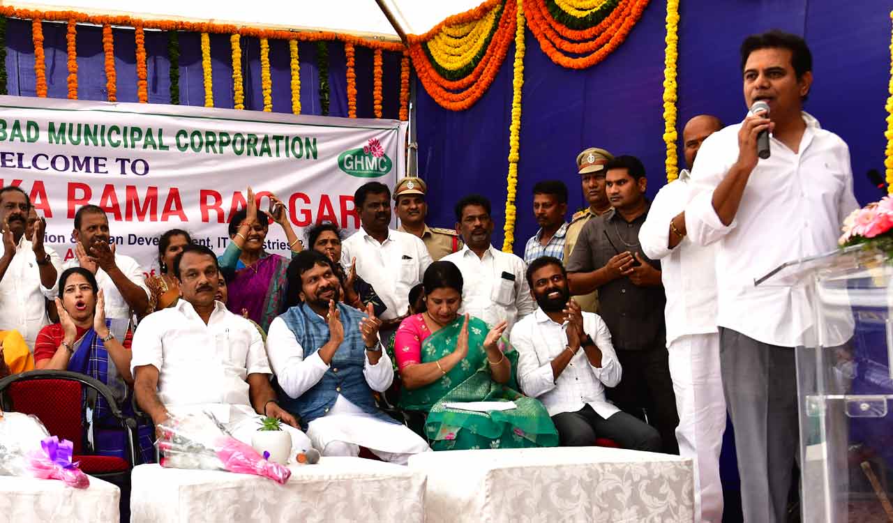 LB Nagar junction will be named after Telangana martyr Srikantha Chary, says KTR after inaugurating RHS flyover