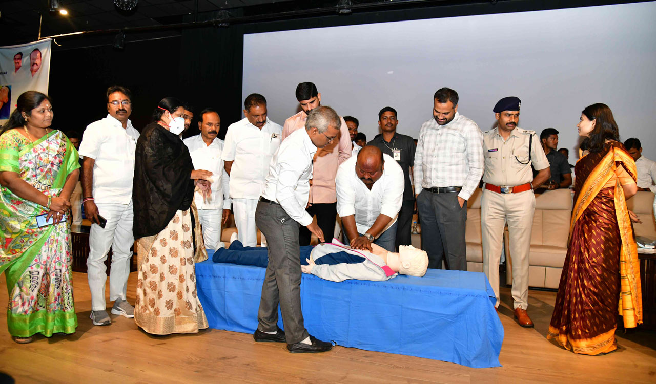 Everybody must aware about CPR: Gangula Kamalakar