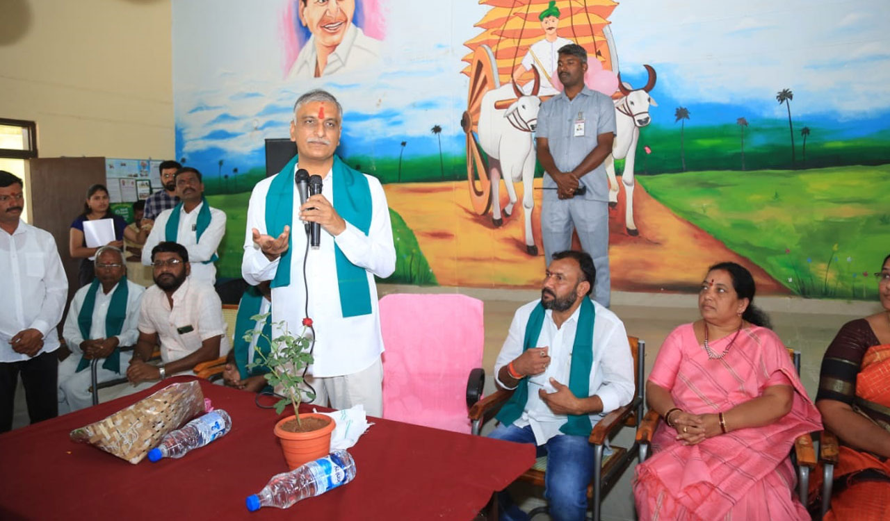 Telangana will procure entire Yasangi paddy irrespective of Centre’s stand: Harish Rao