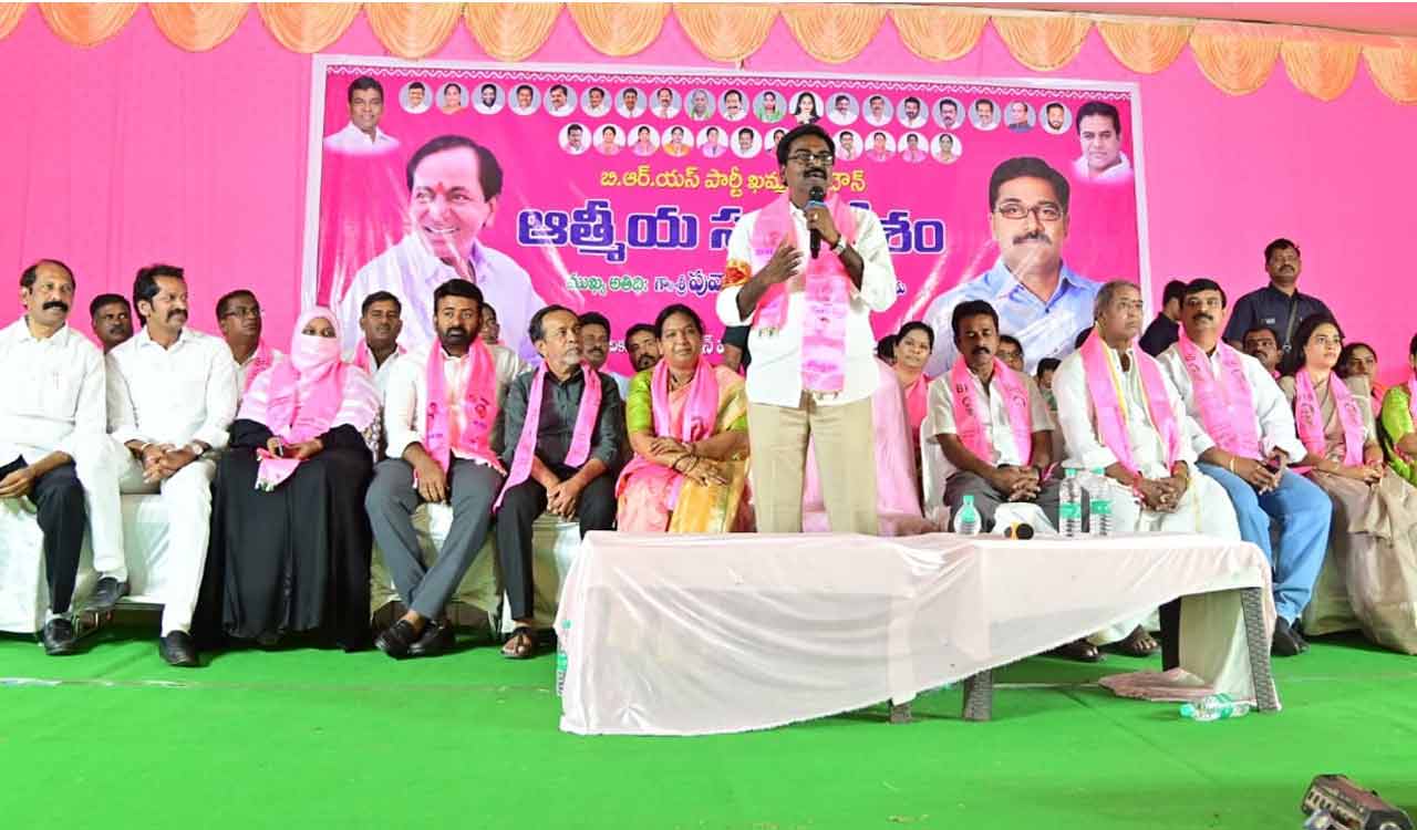 Take welfare schemes to every household, Puvvada tells BRS workers