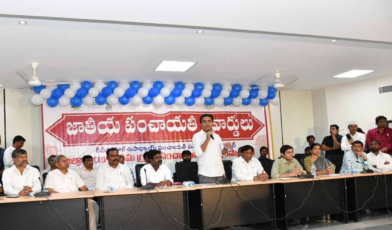 Centre holding back funds to harass Telangana, says KTR