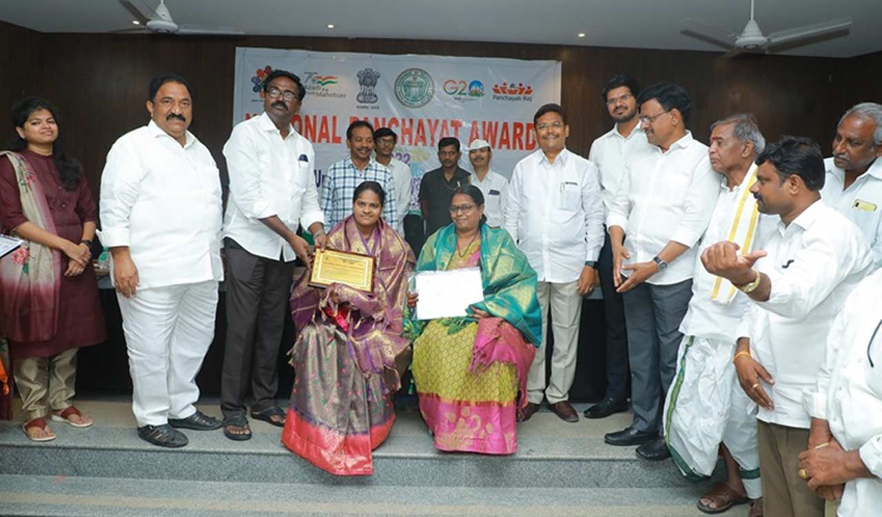 Telangana bagging national awards shows govt’s efforts towards rural development: Puvvada