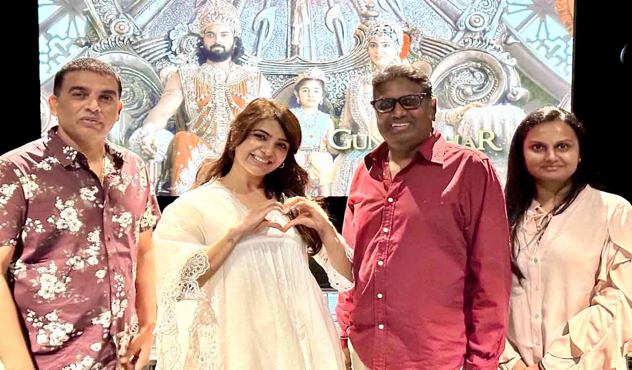 Samantha watches the final cut of Shaakuntalam