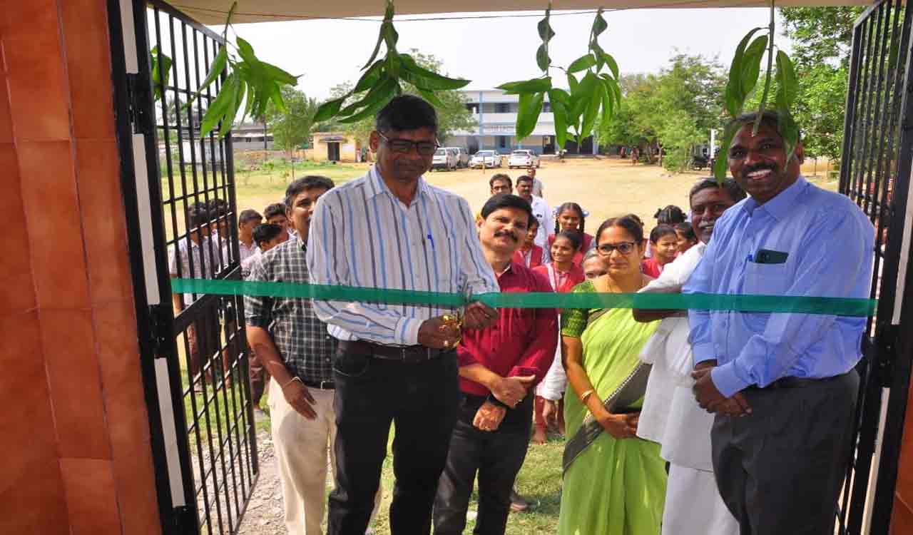 Kothagudem: Nava Limited constructs washrooms at government schools