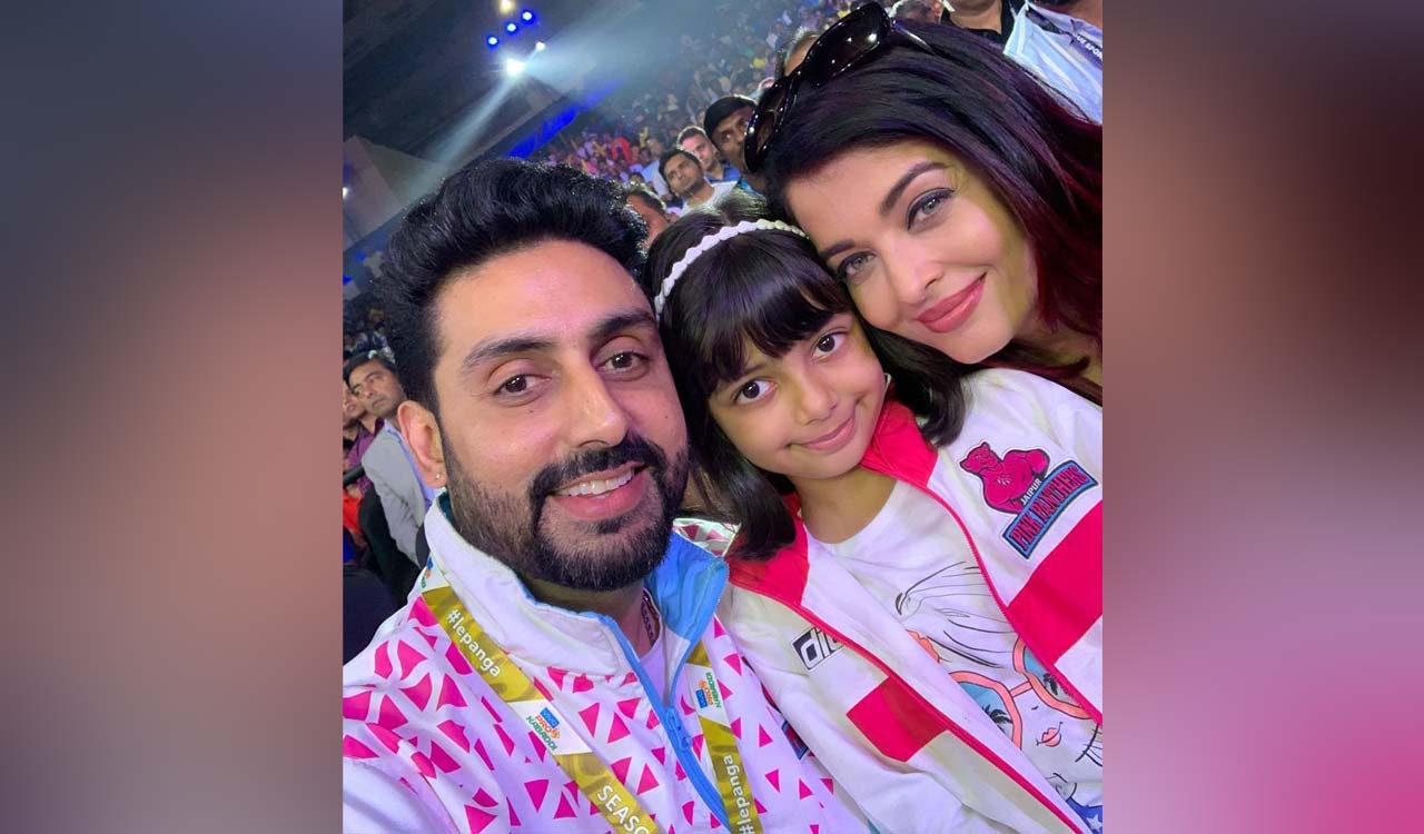 Abhishek replies to tweet that said ‘Let Aishwarya sign more movies, you take care of Aaradhya’