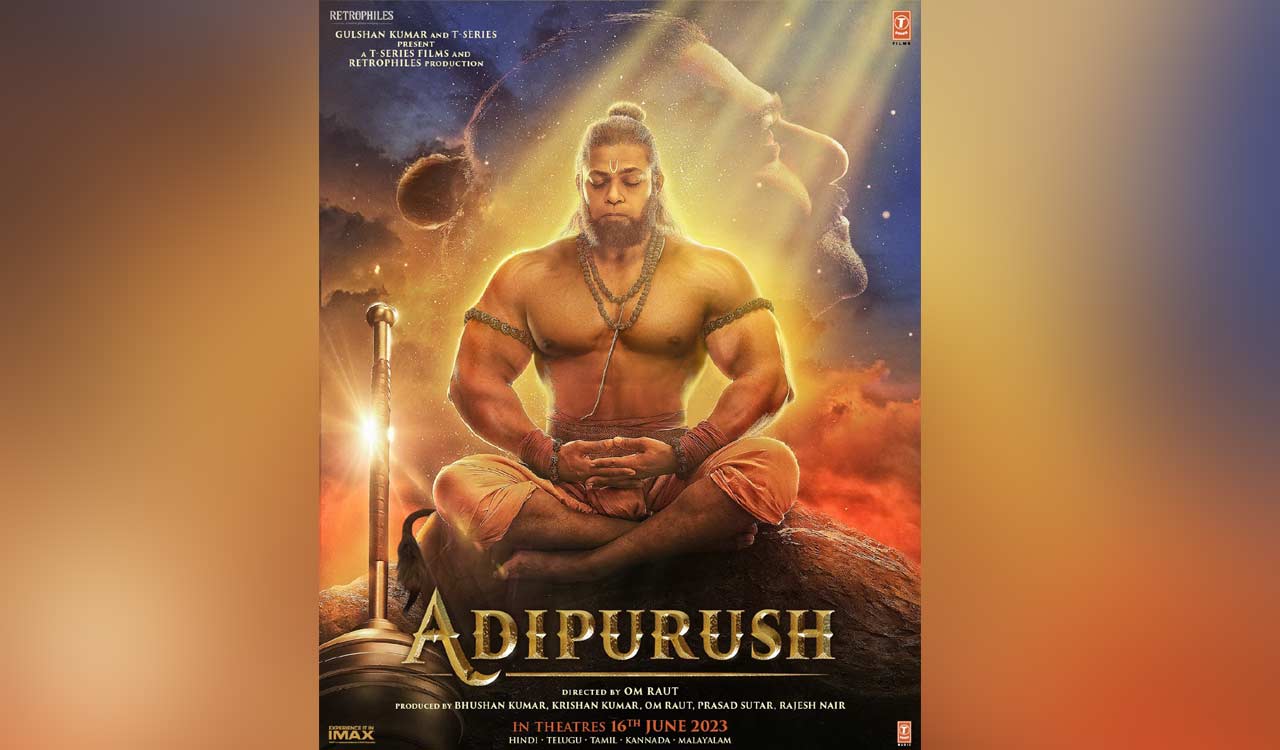 Adipurush makers release new poster on Hanuman Jayanti