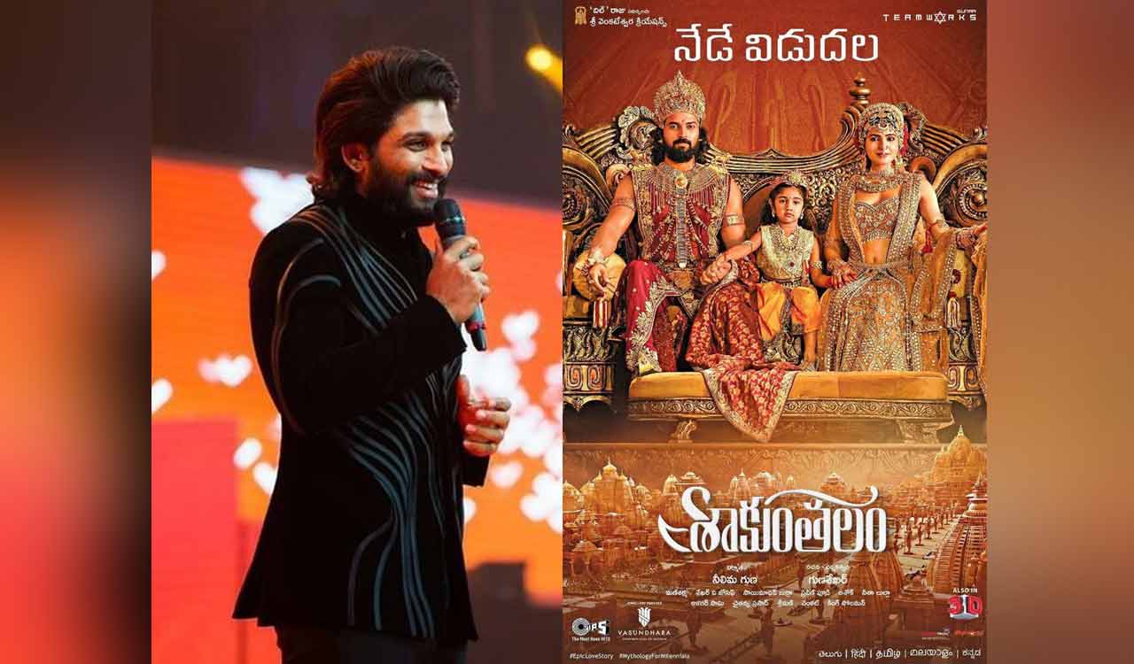 Allu Arjun sends his best wishes to team Shaakuntalam