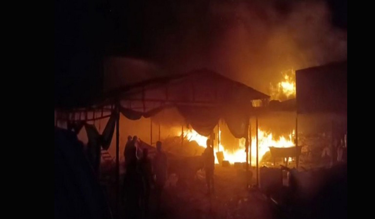 Andhra Pradesh: 40 boats gutted after breaks out in boat manufacturing unit