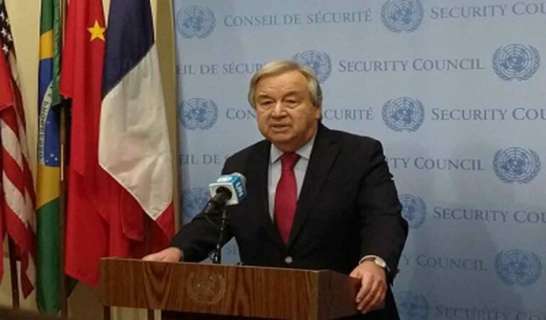 UN Secretary-General Antonio Guterres unveiled a reform progress report proposing a humanitarian compact, data commons, and technology accelerator, aimed at strengthening UN delivery across peace, development, and human rights pillars.
