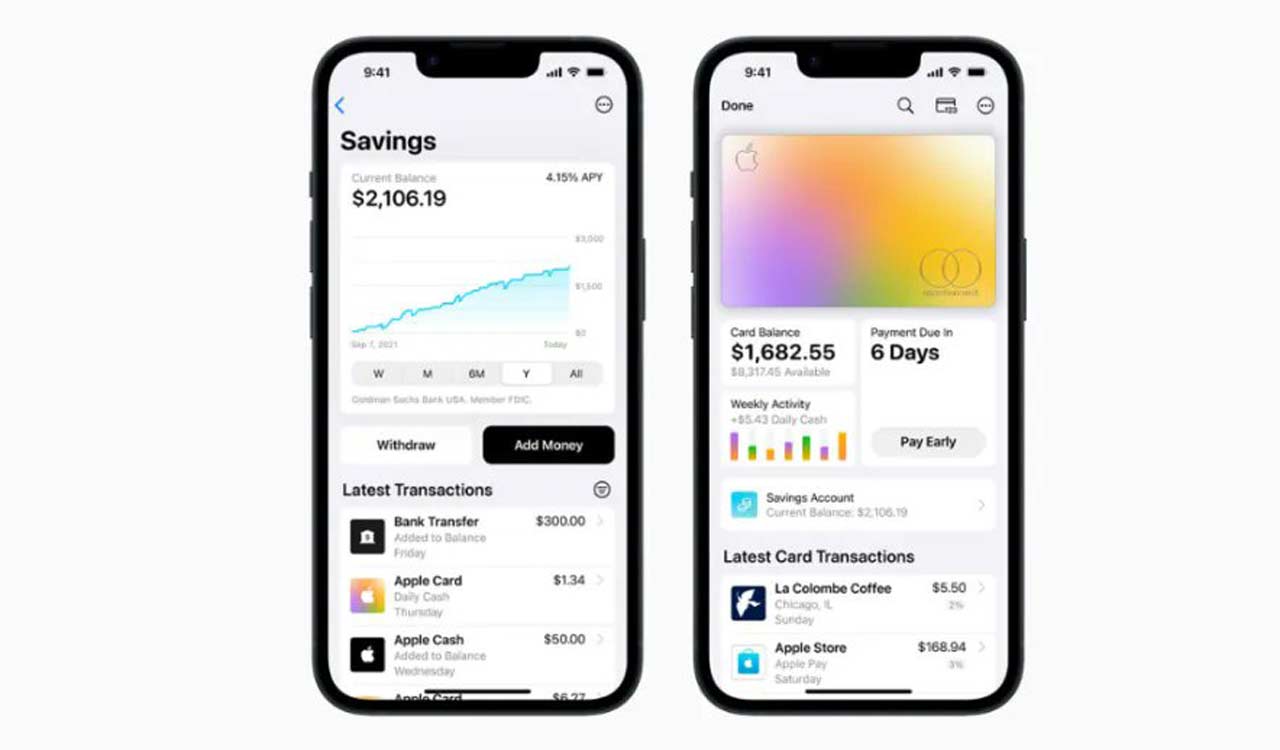Apple unveils Apple Card’s savings accounts with 4.15% interest rate